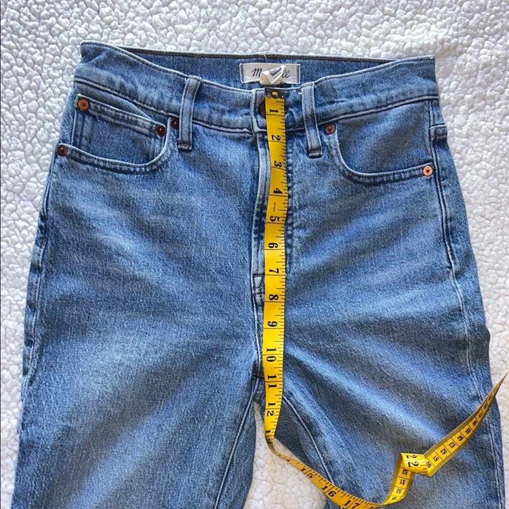 Madewell Sky Blue Ankle Jeans - Picture 3 of 10